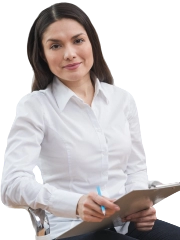 Психолог с планшетом